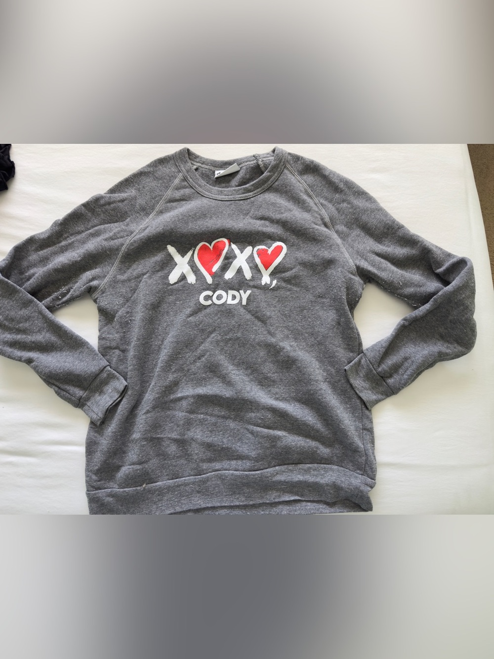 Peloton Cody XOXO sweatshirt